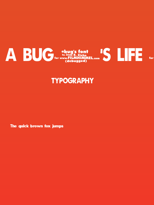 a bug's life - debugged Poster