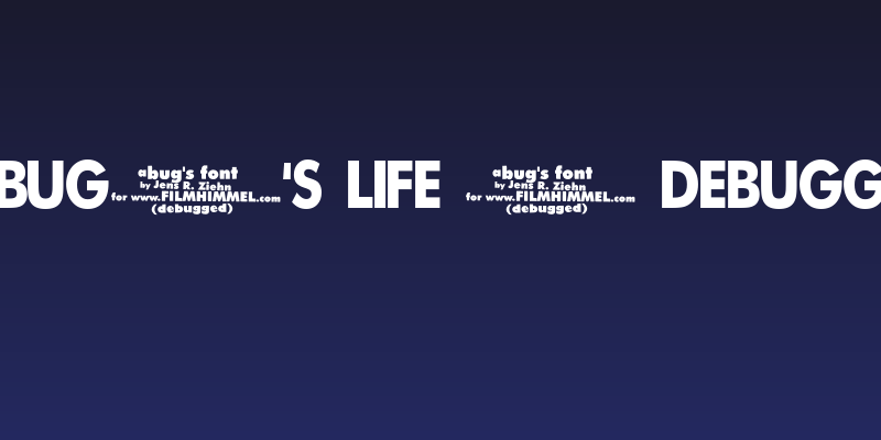 a bug's life - debugged Social Header