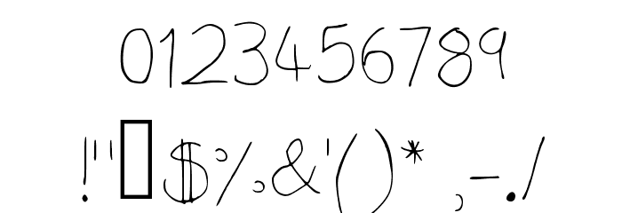 a neatish font Regular Font OTHER CHARS