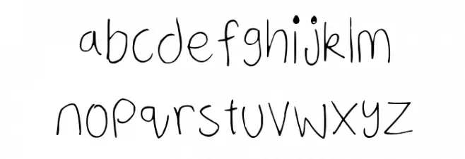 a neatish font Regular Caratteri MINUSCOLO