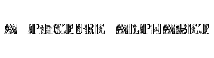 a picture alphabet Font
