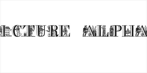 a picture alphabet Logo