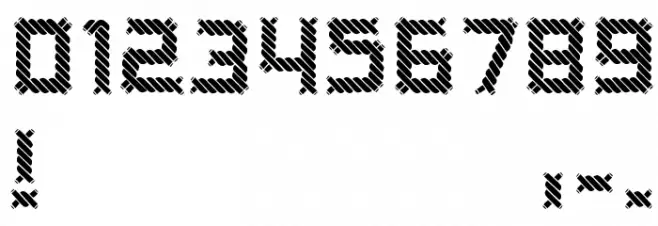a ripping yarn Font OTHER CHARS