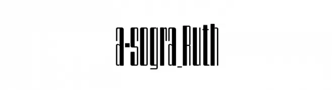 a-sogra_Ruth  Frei Schriftart Herunterladen