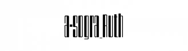 a-sogra_Ruth  フリーフォントのダウンロード