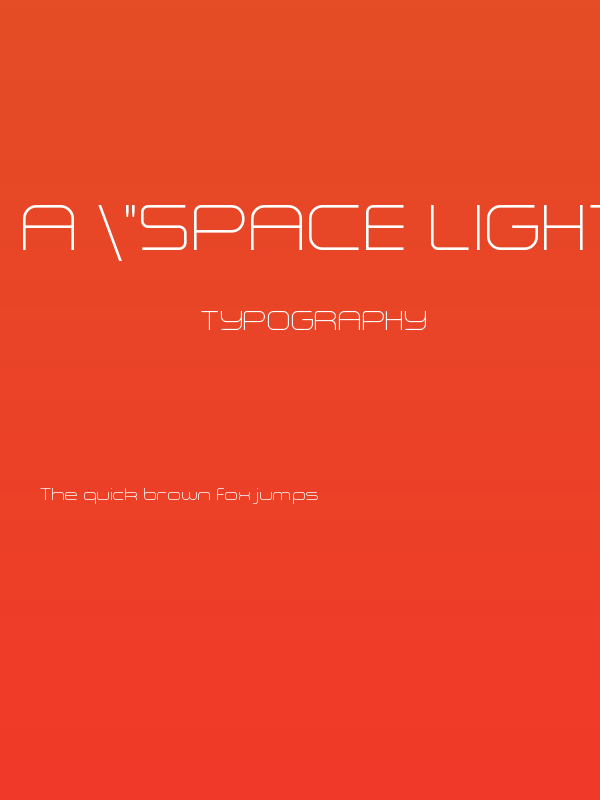 a "space Light Poster
