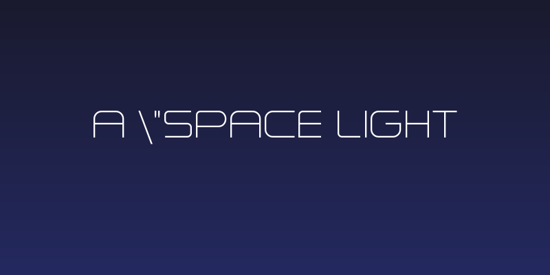 a "space Light Social Header