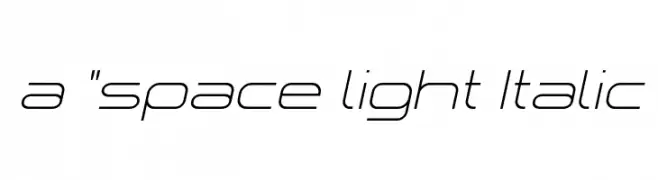 a "space light Italic  नि: शुल्क फ़ॉन्ट्स डाउनलोड