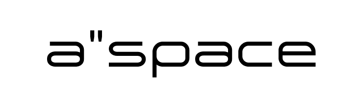 a `space Шрифта