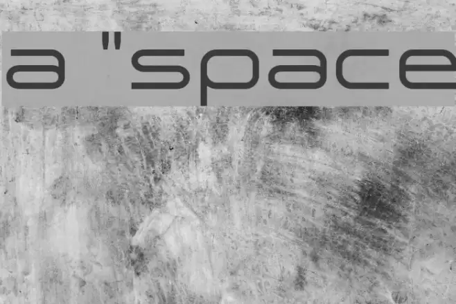 a `space Caratteri examples