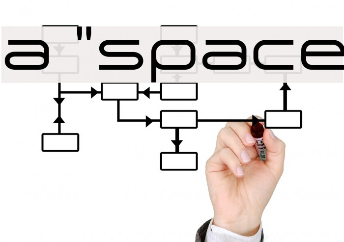 a `space Font examples