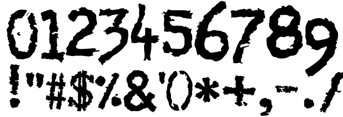 AA Typewriter Font OTHER CHARS