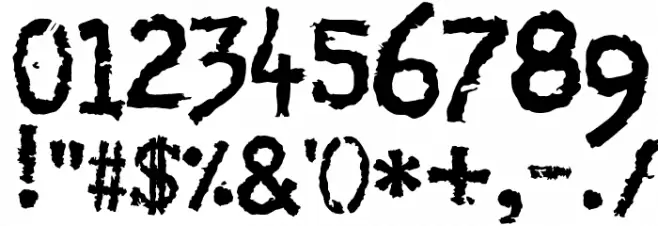 AA Typewriter Font OTHER CHARS