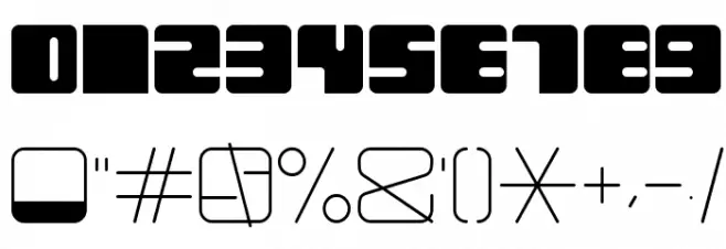 AAR Font OTHER CHARS