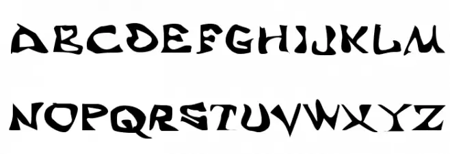 Aaah Speed Schriftart Groß