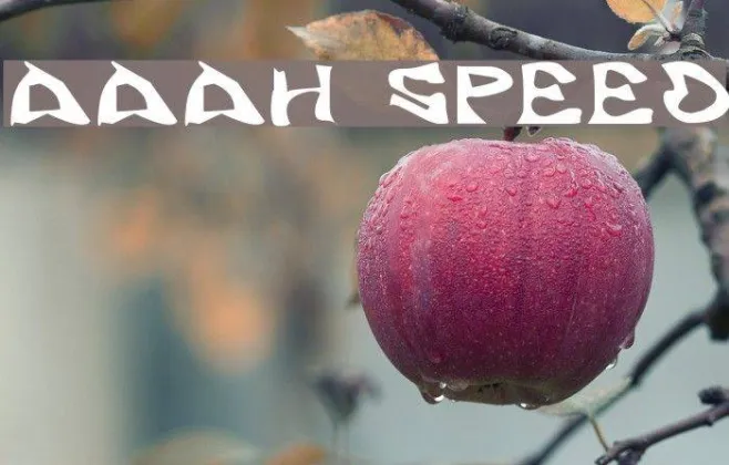 Aaah Speed Example 2