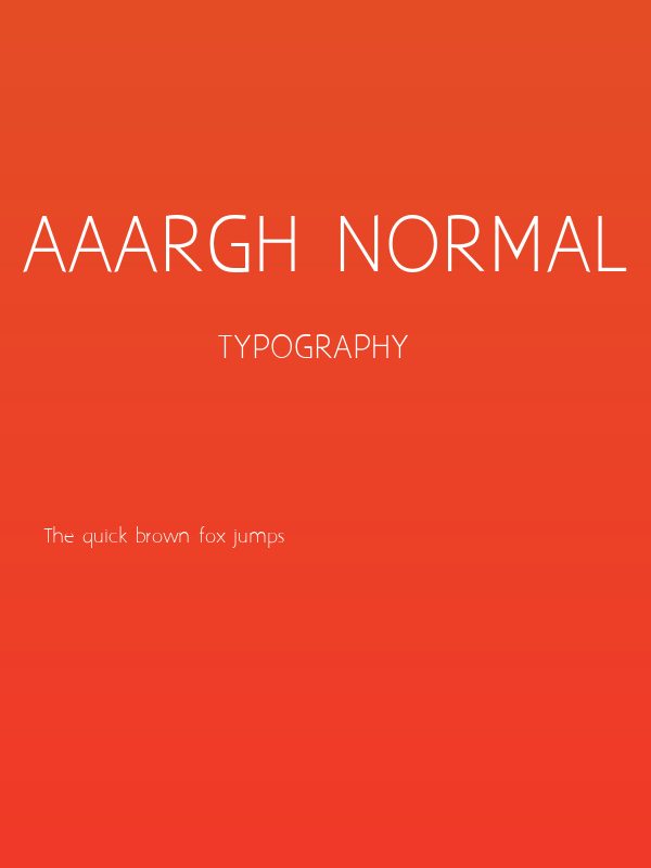Aaargh Normal Poster