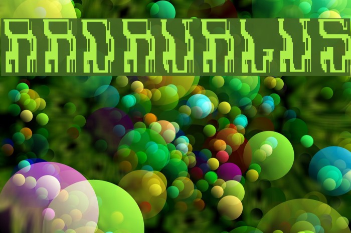 Aadavalus Schriftart examples