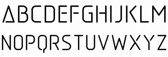 Aadhunik Light 字体 大写