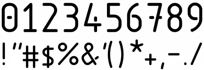 Aadhunik Font OTHER CHARS