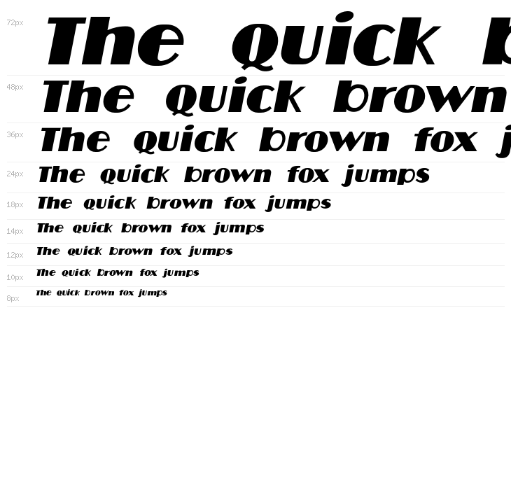 Aafia Italic Waterfall