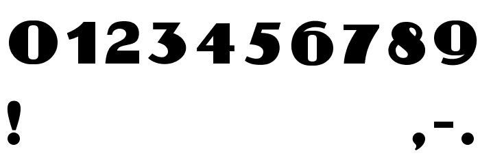 Aafia Regular Font OTHER CHARS