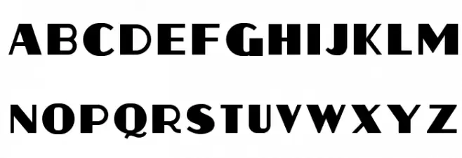 Aafia Regular Font Litere mari