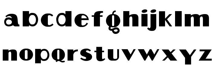 Aafia Regular Font LOWERCASE