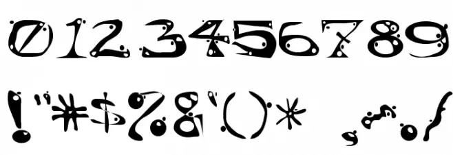 AajaxSurrealFreak Polices AUTRES CHARS