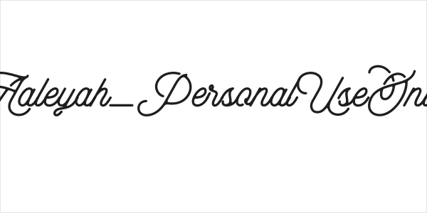 Aaleyah_PersonalUseOnly Logo