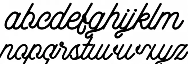 Aaleyah_PersonalUseOnly फ़ॉन्ट लोअरकेस