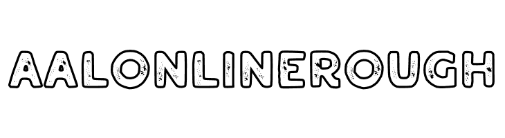 Aalon Line Rough  Frei Schriftart Herunterladen