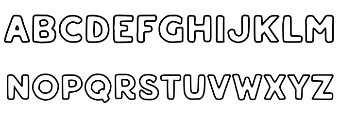 Aalon Line Schriftart Kleinbuchstaben