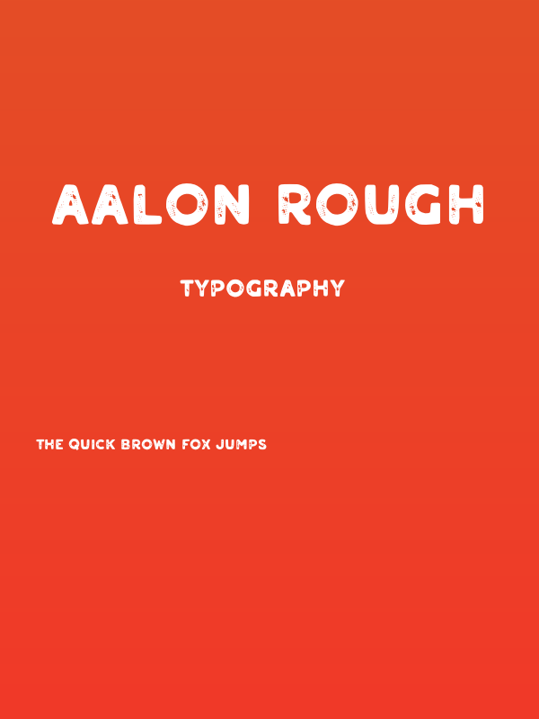 Aalon Rough Poster