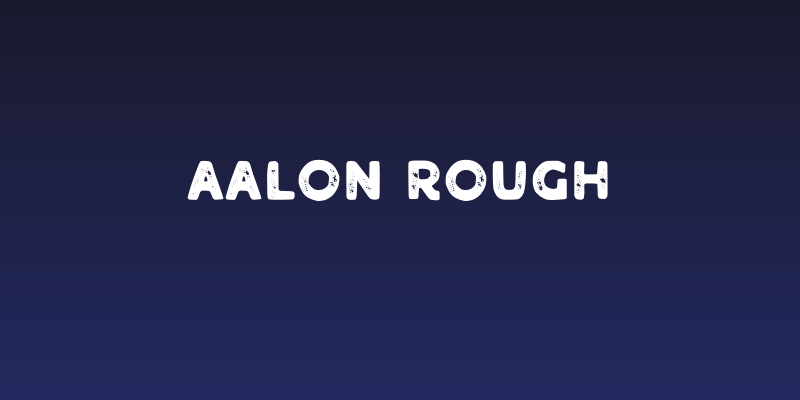 Aalon Rough Social Header
