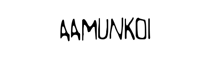 Aamunkoi Font