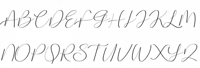 Aaqheella Font UPPERCASE