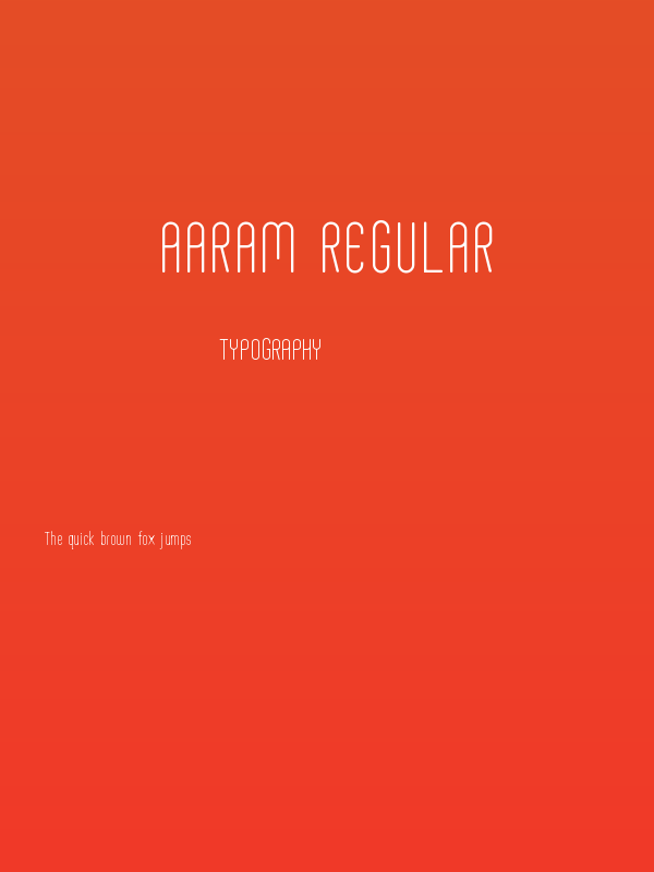 Aaram Regular Poster