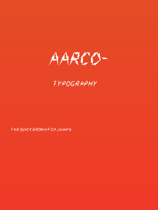 Aarco- Poster