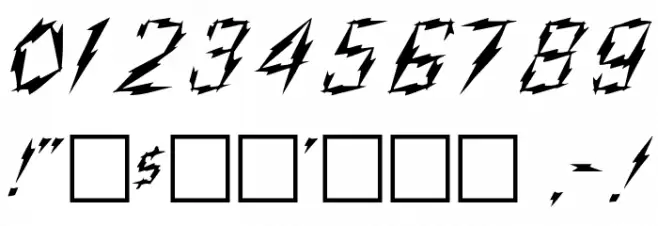 Aarcover Regular Font OTHER CHARS