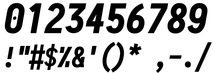 Aardvark Fixed Black Italic Fuentes OTROS CHARS
