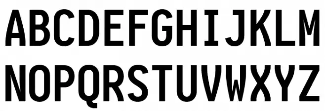 Aardvark Fixed Bold Fuentes MAYÚSCULAS