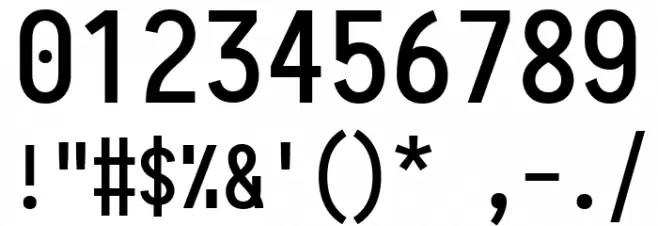 Aardvark Fixed Medium Font OTHER CHARS