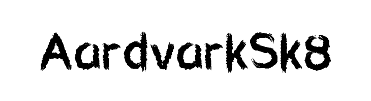Aardvark Sk8 फ़ॉन्ट
