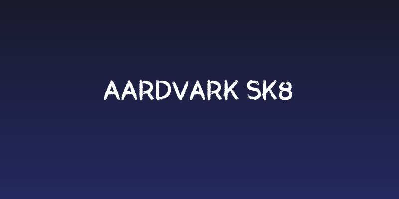 Aardvark Sk8 Social Header
