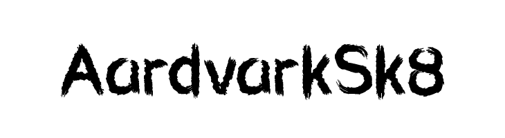 AardvarkSk8 Font