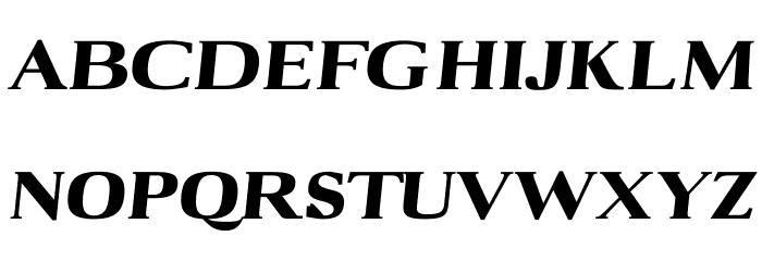 Aaron Black Font UPPERCASE