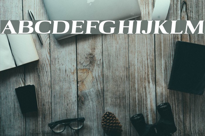 Aaron Black Font examples