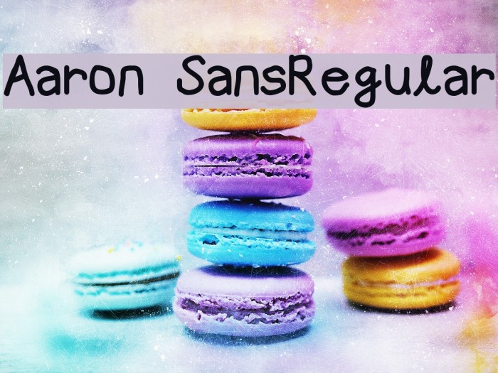 Aaron SansRegular Font examples