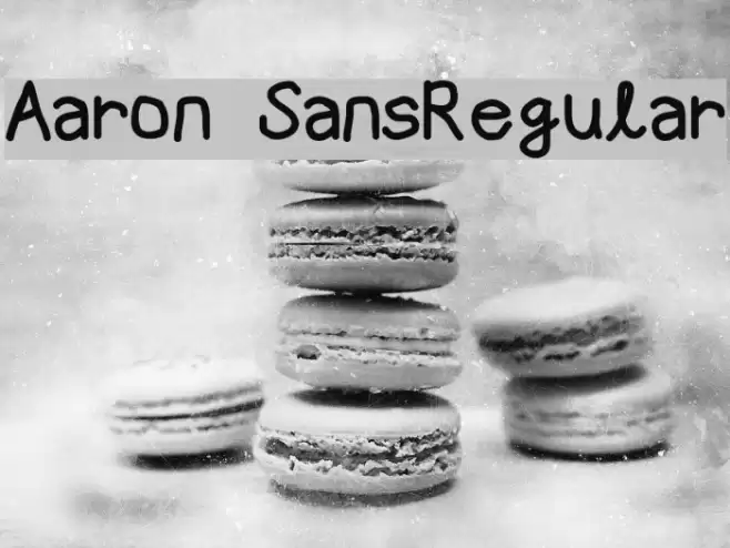 Aaron SansRegular Font examples